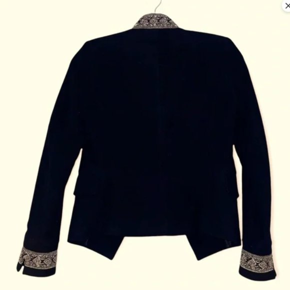 NWOT Zara Military Crop Jacket Blazer XS - Picture 4 of 11